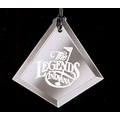 Classy Ornamentals Beveled Diamond Clear Mirror Ornament